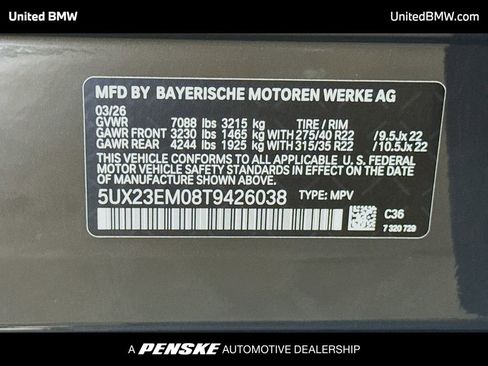 New 2026 BMW X7 xDrive40i AWD/4WD image 16