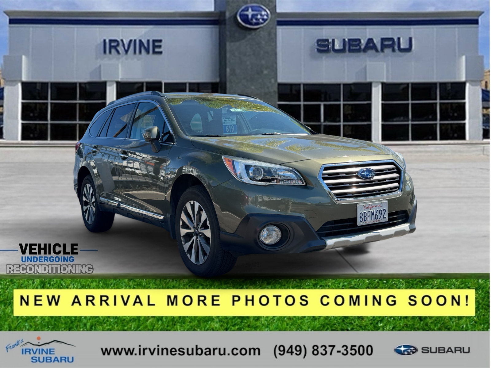 Used 2017 Subaru Outback 3.6R Touring w/ Popular Package #5A AWD/4WD image 1