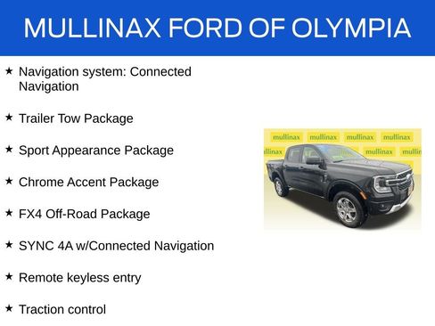 Used 2025 Ford Ranger XLT w/ Equipment Group 301A High image 17