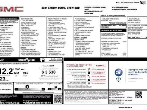 Used 2024 GMC Canyon Denali AWD/4WD image 2