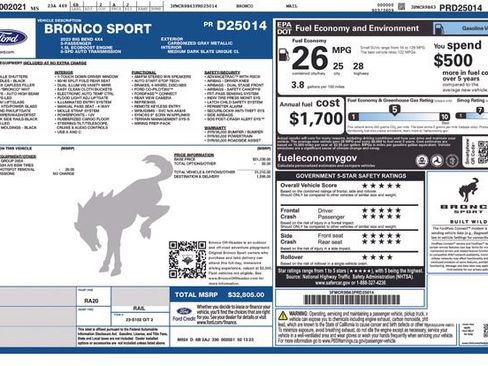 Used 2023 Ford Bronco Sport Big Bend AWD/4WD image 22