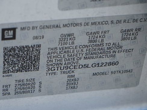 Used 2020 GMC Sierra 1500 Elevation w/ Elevation Value Package AWD/4WD image 52