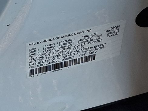 Certified 2020 Acura MDX SH-AWD w/ Technology Package image 28