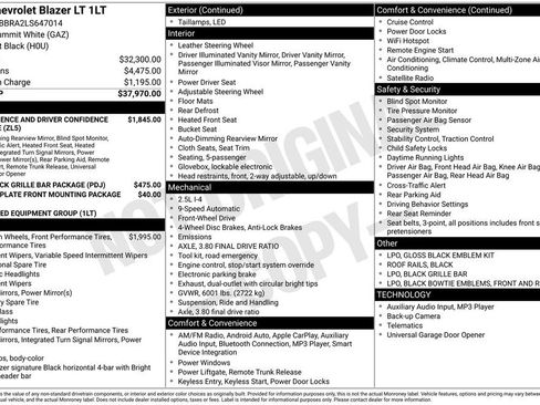 Certified 2020 Chevrolet Blazer LT image 10