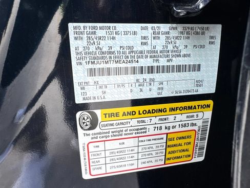 Used 2021 Ford Expedition Platinum AWD/4WD image 14