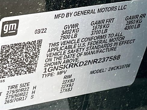 Used 2022 Chevrolet Tahoe RST image 35