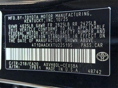 New 2026 Toyota Camry SE image 26