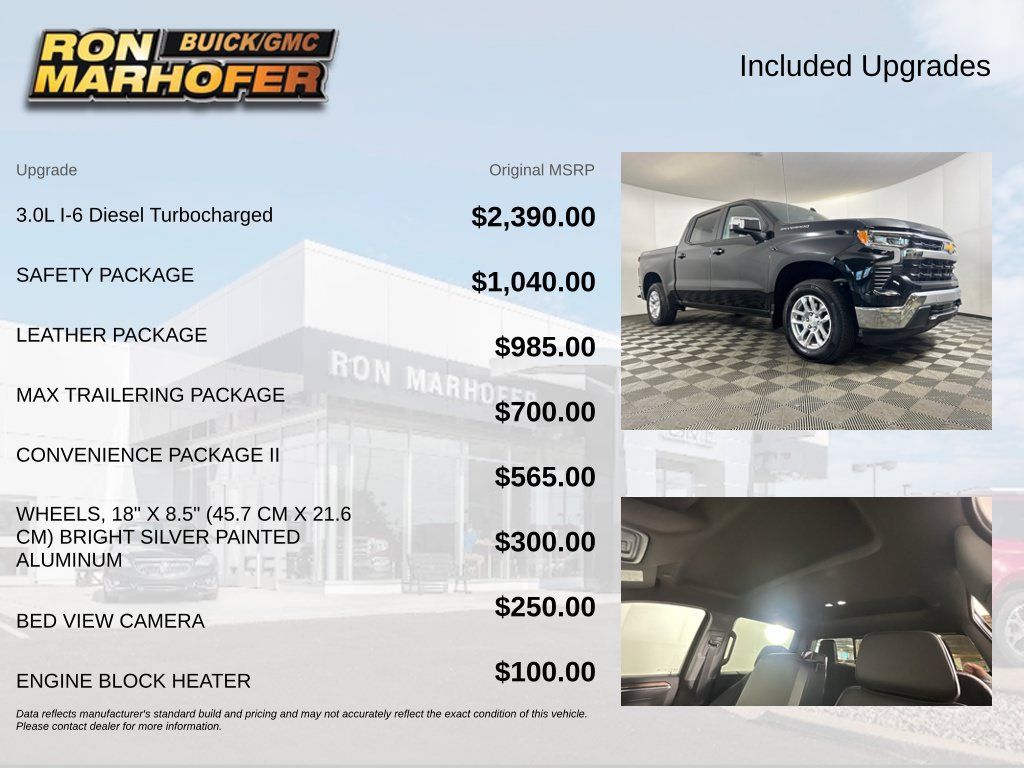 Used 2025 Chevrolet Silverado 1500 LT w/ Safety Package AWD/4WD image 6