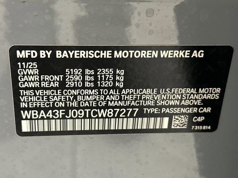 New 2026 BMW 530i w/ M Sport Package image 19