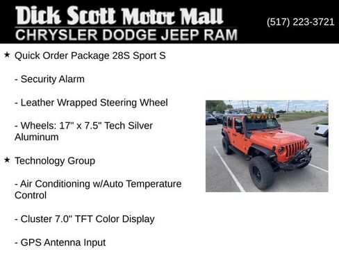 Used 2018 Jeep Wrangler Unlimited Sport S AWD/4WD image 5