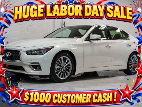 Used 2023 INFINITI Q50 Luxe w/ Cargo Package RWD image 4