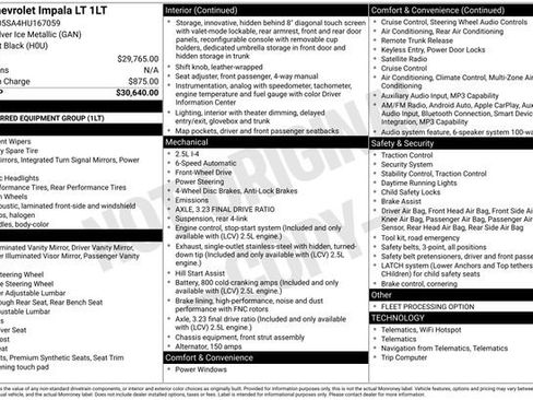 Used 2017 Chevrolet Impala LT image 2