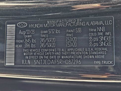 Used 2024 Hyundai Santa Cruz Limited AWD/4WD image 33