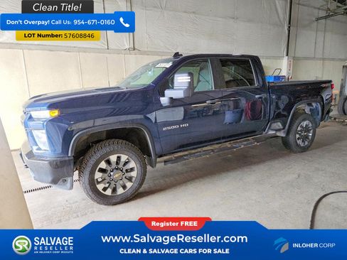 Used 2021 Chevrolet Silverado 2500 Custom w/ Custom Value Package AWD/4WD image 1