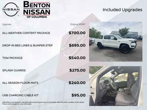 New 2026 Nissan Frontier SV w/ All-Weather Content Package AWD/4WD image 7