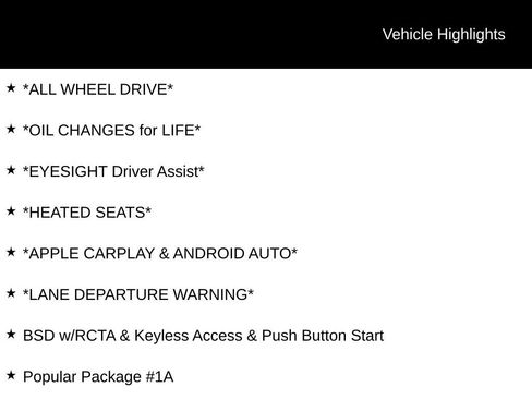 Certified 2025 Subaru Outback Premium w/ Popular Package #1A image 7