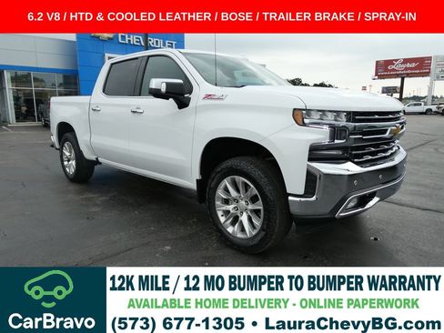 Certified 2022 Chevrolet Silverado 1500 LTZ w/ Z71 Off-Road Package AWD/4WD image 1