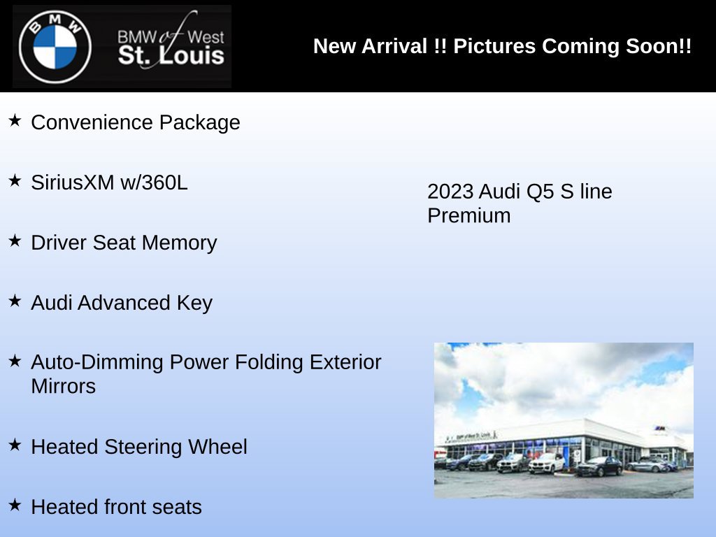 Used 2023 Audi Q5 2.0T Premium w/ Convenience Package AWD/4WD image 3