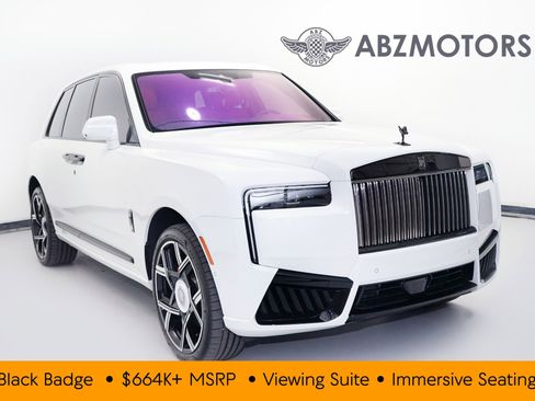 Used 2025 Rolls-Royce Cullinan Black Badge w/ Leather Finishing Pack AWD/4WD image 1