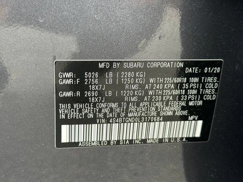 Used 2020 Subaru Outback Limited XT w/ Popular Package #2 AWD/4WD image 20