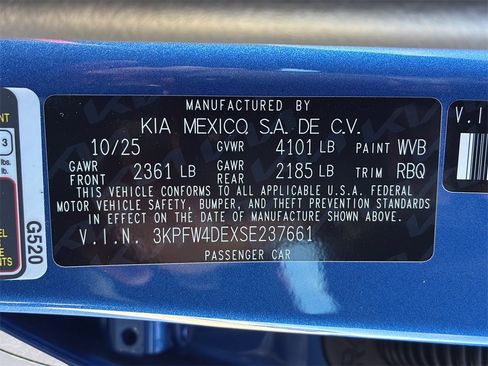 New 2025 Kia K4 GT-Line w/ GT-Line Sunroof Package image 30