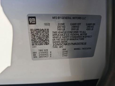 Used 2022 Chevrolet Tahoe LT w/ Luxury Package image 40