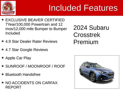 Used 2024 Subaru Crosstrek 2.0i Premium image 4