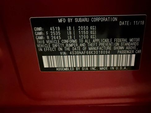 Used 2019 Subaru Legacy 2.5i Premium w/ Popular Package #2A image 40