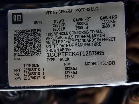 New 2026 Chevrolet Colorado Trail Boss AWD/4WD image 21