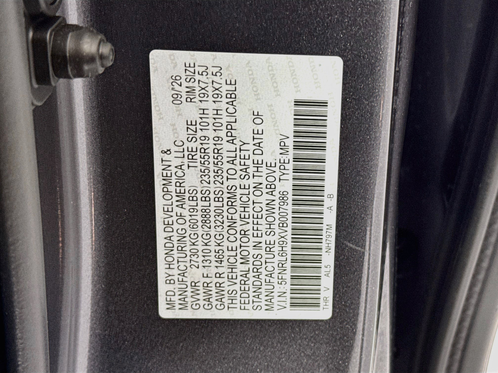 New 2027 Honda Odyssey Elite image 35