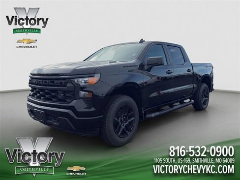 New 2026 Chevrolet Silverado 1500 Custom w/ Turbomax Blackout Package image 1