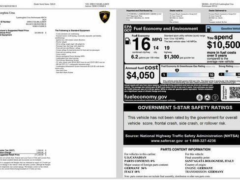 Used 2024 Lamborghini Urus Performante image 39