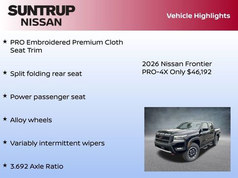 New 2026 Nissan Frontier PRO-4X w/ Pro Premium Package image 38