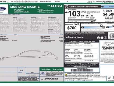 Used 2023 Ford Mustang Mach-E Premium RWD image 5