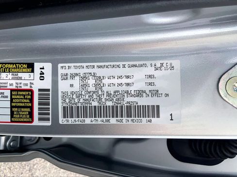 Used 2026 Toyota Tacoma SR RWD image 36