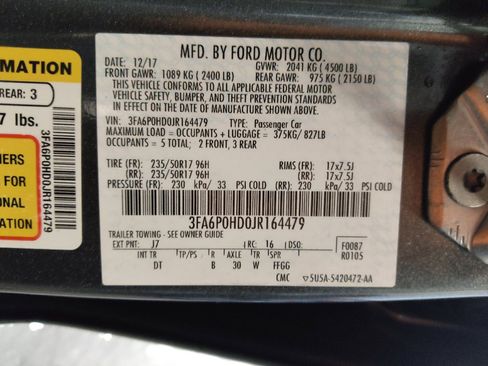 Used 2018 Ford Fusion SE FWD image 33