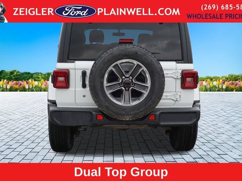Used 2020 Jeep Wrangler Unlimited Sahara w/ Dual Top Group image 4