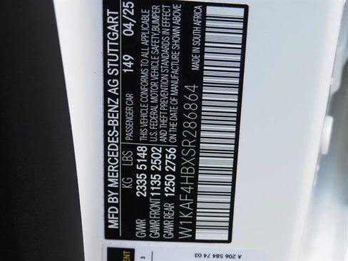 Certified 2025 Mercedes-Benz C 300 4MATIC Sedan image 8