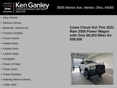 Certified 2021 RAM 2500 Power Wagon image 5