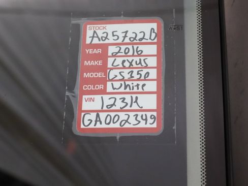 Used 2016 Lexus GS 350 AWD image 27