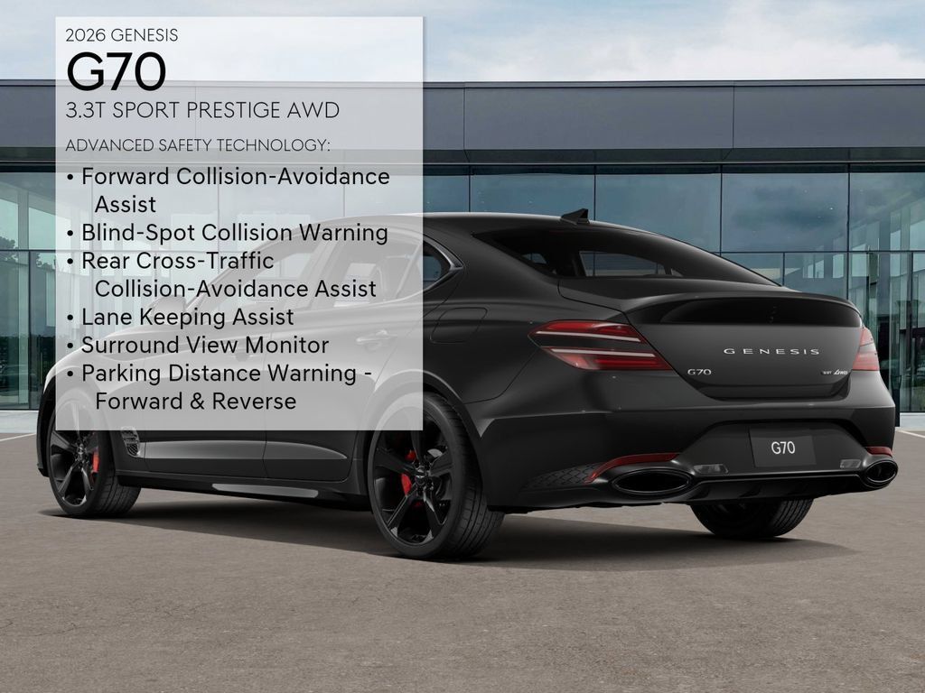 New 2026 Genesis G70 3.3T Sport Prestige AWD/4WD image 7