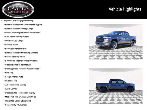 New 2026 RAM 1500 Big Horn AWD/4WD image 7