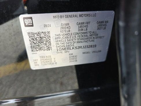 Used 2024 Chevrolet Traverse RS w/ LPO, Floor Liner Package image 22