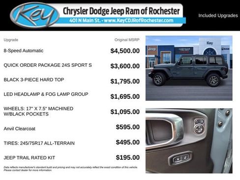 New 2025 Jeep Wrangler Sport S AWD/4WD image 3
