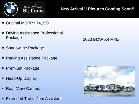 Used 2023 BMW X4 M40i AWD/4WD image 3