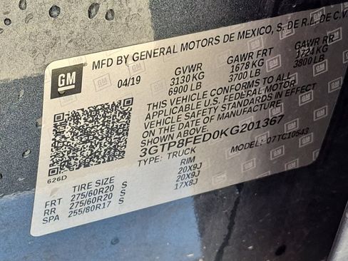 Used 2019 GMC Sierra 1500 Denali w/ Driver Alert Package II RWD image 30