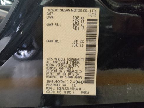 Used 2019 Nissan Altima 2.5 SR FWD image 33