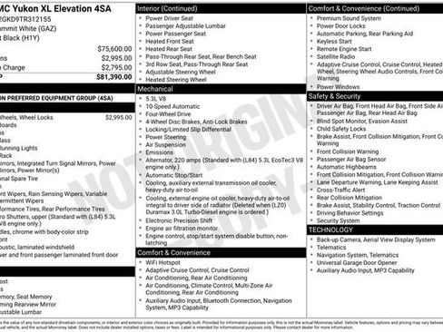 New 2026 GMC Yukon XL Elevation AWD/4WD image 22