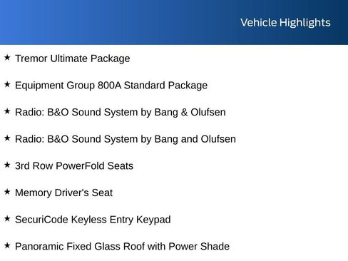New 2026 Ford Explorer Tremor w/ Tremor Ultimate Package AWD/4WD image 3