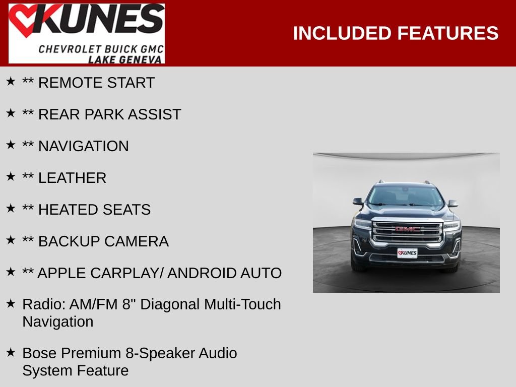 Used 2023 GMC Acadia SLT AWD/4WD image 2
